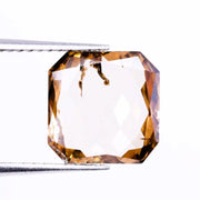 1.42 Ct, 7.84 X 7.84 X 1.83 MM CVD Diamond, Radiant Cut Brown Color Lab Grown Diamond , CVD Diamond for Ring or Pendant ,Eco Friendly Diamond