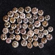 5.31 Ct Natural Mixed Color Diamond Lot Loose Rustic Round Cut Diamonds for Custom Jewelry,