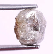 3.27 Ct Grey Uncut Rough Raw Diamond Loose Earth Mined Diamond Use For Jewerly 