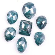 2.47 carat fancy blue diamond lot – 7 pcs pear, marquise, and cushion cut loose diamonds (5.03 x 4.00 to 5.04 x 4.03 mm) for jewelry – Jay Amar Gems