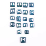 3.43 Ct Lot 2.06 to 4.00 MM Natural Diamond, Fancy Blue Color Princess Cut Loose Diamond, Loose Princess Cut Diamond for Personalized Gift