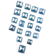 3.43 Ct Lot 2.06 to 4.00 MM Natural Diamond, Fancy Blue Color Princess Cut Loose Diamond, Loose Princess Cut Diamond for Personalized Gift