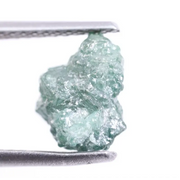 1.94 Ct Natural Blue Rough Diamond Uncut Raw Earth-Mined Loose Stone for Jewelry