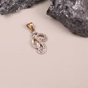 Victorian Style Personalized Letter Necklace – P Initial Pendant with Diamonds, Handmade Dainty Jewelry, Anniversary Gift