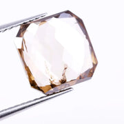 1.42 Ct, 7.84 X 7.84 X 1.83 MM CVD Diamond, Radiant Cut Brown Color Lab Grown Diamond , CVD Diamond for Ring or Pendant ,Eco Friendly Diamond