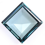 1.00 Carat Blue Princess Cut Lab Grown Diamond, Antique Cut Blue Diamond for Fine Jewelry or Collectors, Perfect for Engagement Ring , CVD Blue Diamond