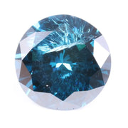 Round Blue Lab Grown Diamond, 1.37 Ct CVD Loose Diamond ,Sustainable Stone for Fine Jewelry, Ring or Necklace, One of a Kind