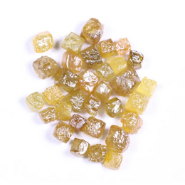 1.5 To 2.10 MM Natural Raw Rough Diamonds Uncut Yellow Raw Diamonds Use For Custom Jewerly 