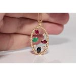 3.50 Ct lab created gemstone and ruby vintage style ring with rare diamond accents, elegant antique design fine jewelry piece for women with rich color and timeless appeal