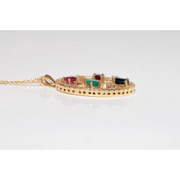 3.50 Ct lab created gemstone and ruby vintage style ring with rare diamond accents, elegant antique design fine jewelry piece for women with rich color and timeless appeal