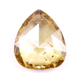 1 Ct Pear Cut Yellow Lab Grown Diamond Fancy CVD Loose Diamond for Custom Fine Jewelry