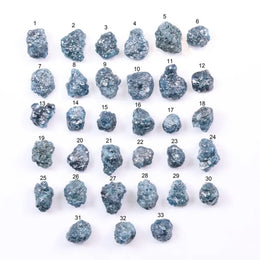 A beautiful close-up of a blue diamond, highlighting its striking color and clarity.