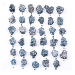 A close-up image of a stunning blue diamond, showcasing its vivid blue hue and brilliance.