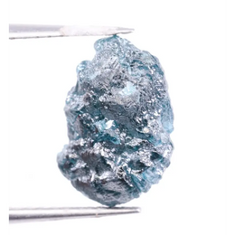 2.55 Ct  Blue Rough Diamond Natural Uncut Raw for Unique Wedding Jewelry 