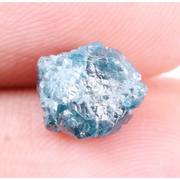 1.70 Ct Rare Blue Rough Diamond – Treated Natural Loose Rustic Earth-Mined Conflict-Free Gem for Custom Wedding Jewelry & Rings