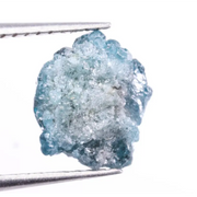 1.70 Ct Rare Blue Rough Diamond  Treated Natural Loose Earth Mined For Custom Wedding Jewelry