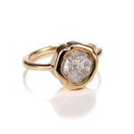 4.21 Ct white rough diamond White colored rough diamond with modern raw luxury appeal