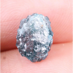 2.80 Ct Natural Blue Treated Rough Diamond – Uncut Loose Conflict-Free Earth-Mined Diamond for Custom Jewelry & Engagement Rings