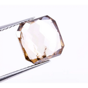 1.42 Ct, 7.84 X 7.84 X 1.83 MM CVD Diamond, Radiant Cut Brown Color Lab Grown Diamond , CVD Diamond for Ring or Pendant ,Eco Friendly Diamond