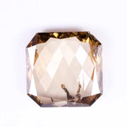 1.42 Ct, 7.84 X 7.84 X 1.83 MM CVD Diamond, Radiant Cut Brown Color Lab Grown Diamond , CVD Diamond for Ring or Pendant ,Eco Friendly Diamond