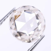 0.48 Ct, 5 MM White Round Rose Cut CVD Diamond, Lab Grown Loose Diamond, Rose Cut Diamond for Engagement Ring or Gift for Her