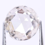 0.48 Ct, 5 MM White Round Rose Cut CVD Diamond, Lab Grown Loose Diamond, Rose Cut Diamond for Engagement Ring or Gift for Her