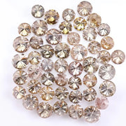 5.31 Ct Natural Mixed Color Diamond Lot Loose Rustic Round Cut Diamonds for Custom Jewelry,