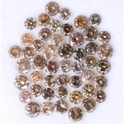 5.31 Ct Unique Brown Grey Colored Diamond Lot Round Cut Diamond Lot   Unique Diamond Lot Use For Jewerly 