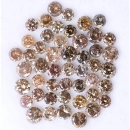 5.31 Ct Unique Brown Grey Colored Diamond Lot Round Cut Diamond Lot   Unique Diamond Lot Use For Jewerly 