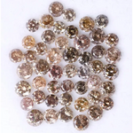 5.31 Ct Natural Mixed Color Diamond Lot Loose Rustic Round Cut Diamonds for Custom Jewelry,