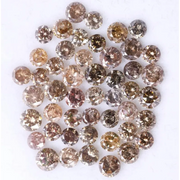 5.31 Ct Natural Mixed Color Diamond Lot Loose Rustic Round Cut Diamonds for Custom Jewelry,