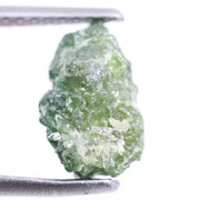 2.42 Ct Rare Natural Green Rough Diamond Uncut Irregular Shape Raw Earth-Mined Loose Diamond for Jewelry Making