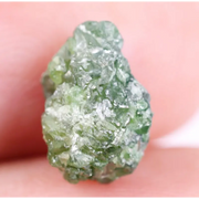 2.42 Ct Rare Natural Green Rough Diamond Uncut Irregular Shape Raw Earth-Mined Loose Diamond for Jewelry Making