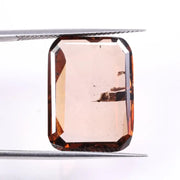 8.50 Ct Emerald Cut Lab Grown Brown Diamond, Rare Loose CVD Lab Created Stone, Ethical Sustainable Conflict-Free Luxury Diamond for Jewelry