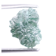 1.94 Ct Natural Blue Rough Diamond Uncut Raw Earth-Mined Loose Stone for Jewelry