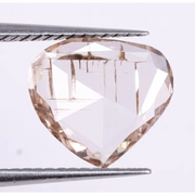 0.98 CT Pear Cut Lab Grown Light Brown Diamond, Loose CVD Lab Created Stone, Eco-Friendly Ethical Sustainable Diamond for Wedding Jewelry