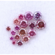 1.5 mm to 2 mm Natural Loose Diamond Lot Round Cut Pink Colored Diamond Use For Jewerly