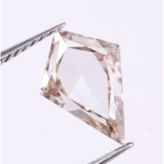 1.13 Ct Kite Cut Lab Grown Light Brown Diamond, Ethical Loose Lab Created Conflict Free Diamond for Unique Jewelry, Eco Friendly Diamond