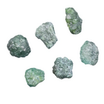 Loose green rough diamond, uncut raw irregular shape natural green earth mined diamond for jewelry making