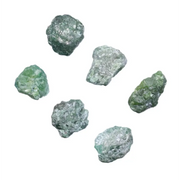 Loose green rough diamond, uncut raw irregular shape natural green earth mined diamond for jewelry making