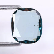 1 Carat Blue Lab Grown Diamond, Fancy Cushion Rose Cut Loose CVD Diamond, Ethical Lab Created Diamond for Ring or Gift, Conflict Free Diamond