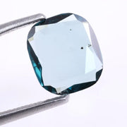 1 Carat Blue Lab Grown Diamond, Fancy Cushion Rose Cut Loose CVD Diamond, Ethical Lab Created Diamond for Ring or Gift, Conflict Free Diamond