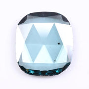 1 Ct Blue Cushion Rose Cut Lab Grown Diamond – Ethical Conflict-Free CVD Loose Diamond for Engagement Rings, Jewelry & Gifts