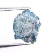 blue raw diamond crystal with diamond rough cut natural texture natural rough diamond 