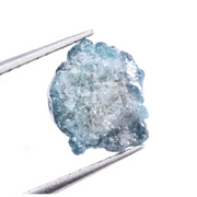 blue raw diamond crystal with diamond rough cut natural texture natural rough diamond 