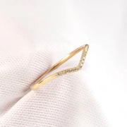 Custom dainty gold letter ring signet design personalized jewelry for women everyday