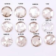 0.75 To 1.05Ct Round & Oval Cut Diamond Lot Brown Colored Dimaond Cvd Diamond Lot Use For Jewerly 