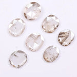 lab grown loose cvd diamond white and brown coloed diamond oval cut diamond use for custom jewerly 