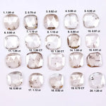 0.70 To 1.50 Ct White Brown Colored Diamond Lab Grown Diamond Rose Cut Oval Cushion Cut Diamond Custom For Jewerly