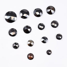 Black Round Cut Lab Grown Diamonds, 0.30 to 1.77 Ct Fancy Loose Diamonds for Jewelry Designers, Fancy CVD Diamond for Wedding Rings